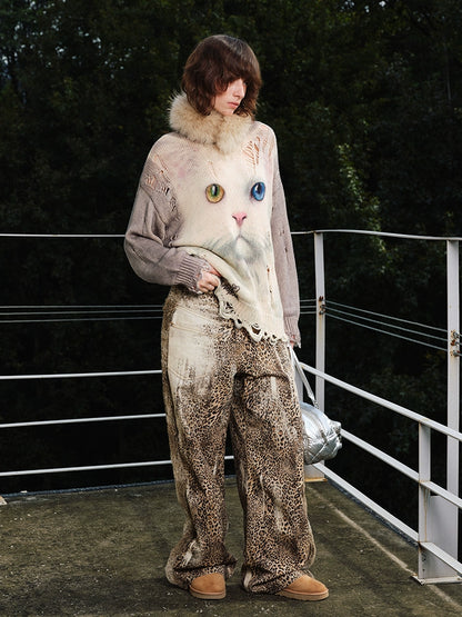 Raccoon & Rabbit Fur Double-Sided Scarf – Luxurious Thermal Wrap