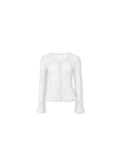 [Vine Buds] French Retro Summer Knitted Cardigan – Lightweight Cover