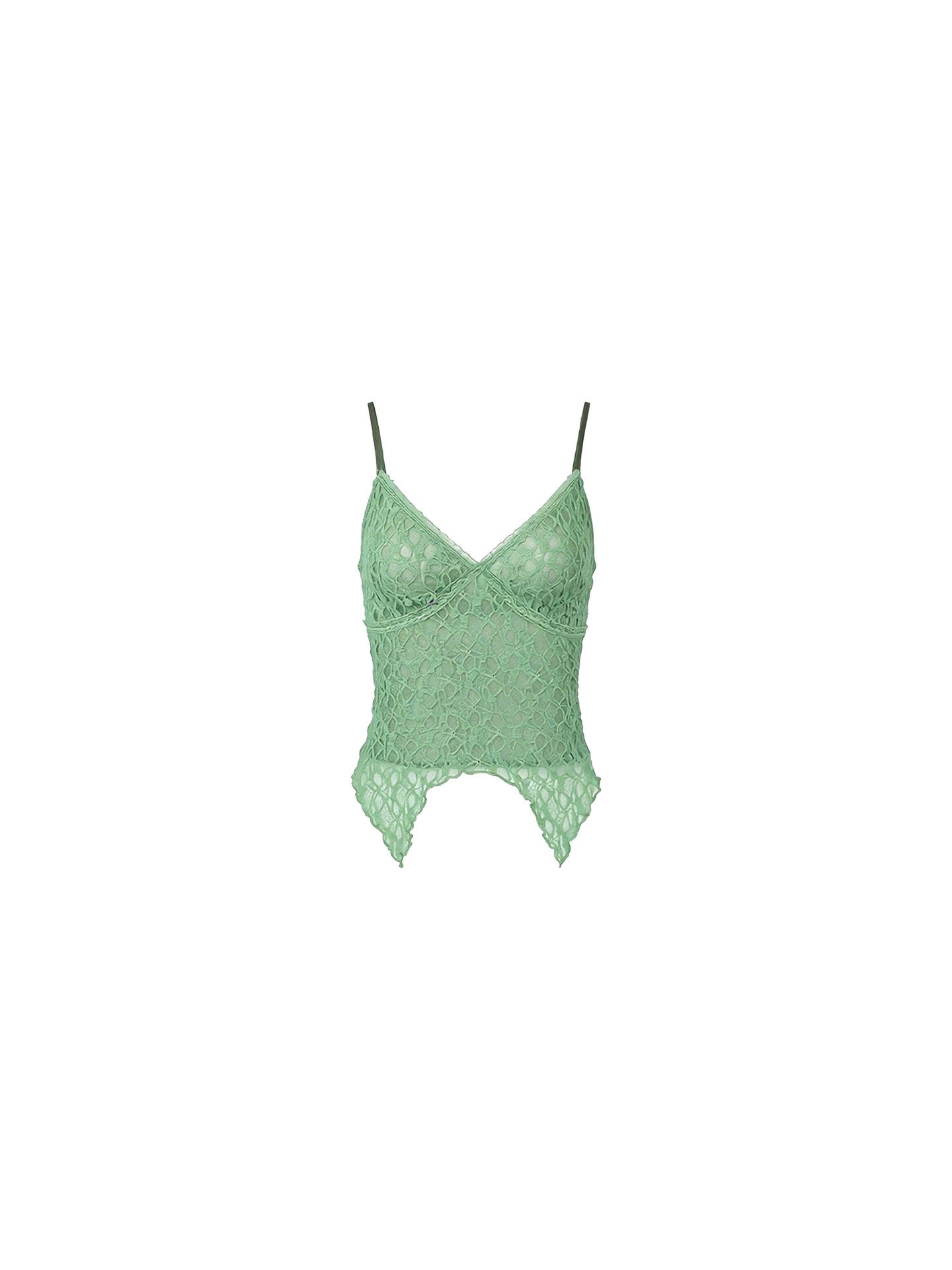 Summer Breeze Lace Trim V-Neck Camisole