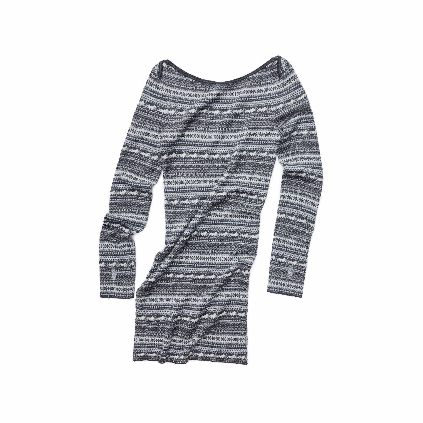 Fair Isle Jacquard Knit Dress
