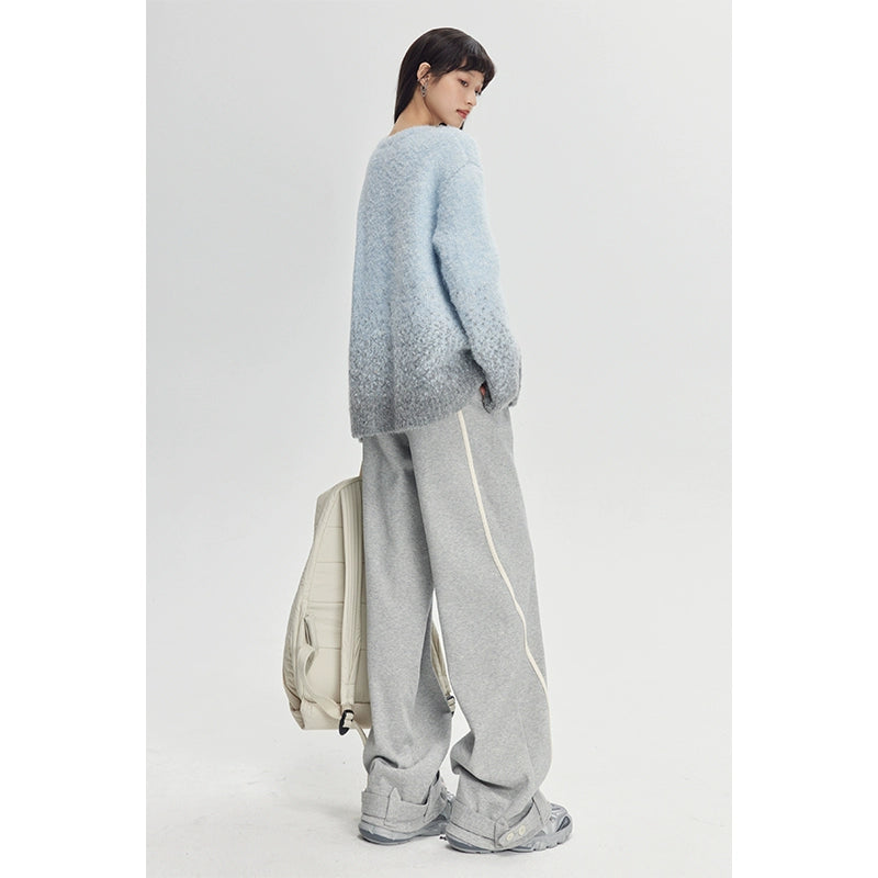 Contrast Stripe - Loose Sports Pants