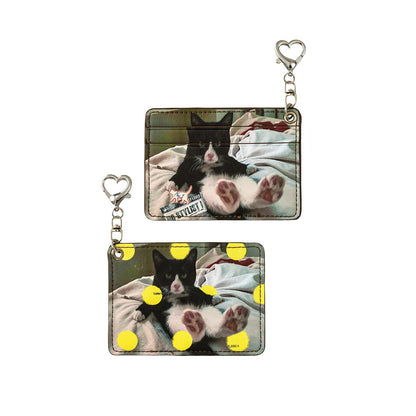 Cat & Dog Print Card Holder