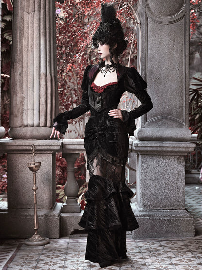 Duchess Gothic Velvet Rococo Jacket