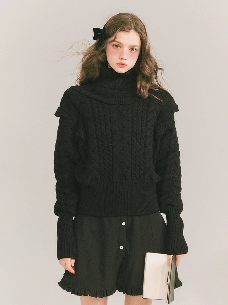 Soft Hug High Neck Sweater