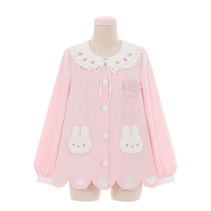 Rabbit Officer JK Uniform Top + Pleated Skirt