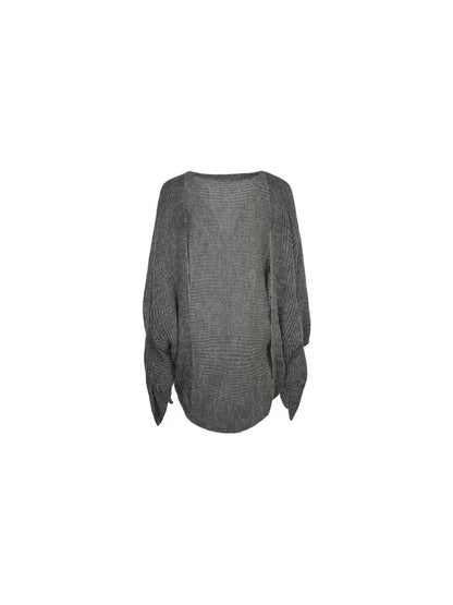 Bat-Sleeve Knit Cardigan