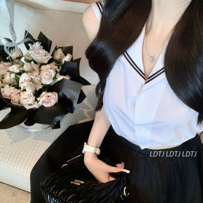 Half Skirt Shirt Suit Women