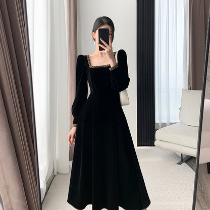 Black Velvet Dress