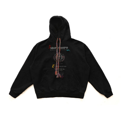 Retro Printed Woolen Rope Sweater
