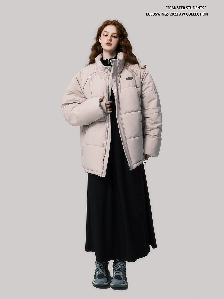 Casual Down Coat - Sports Style Wide Loose