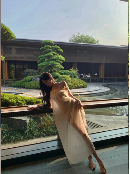 One-Shoulder Diamond Dress – Elegant Wedding Morning Gown