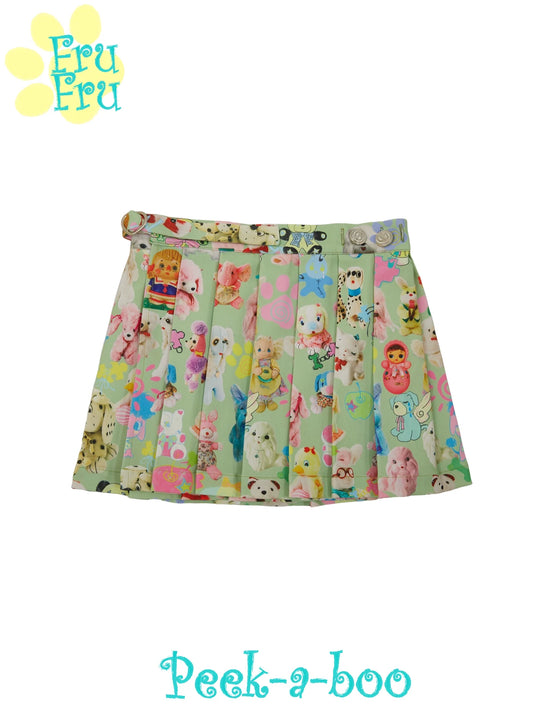 Pleated Mini Skirt | Cute Dollhouse Winter Skirt