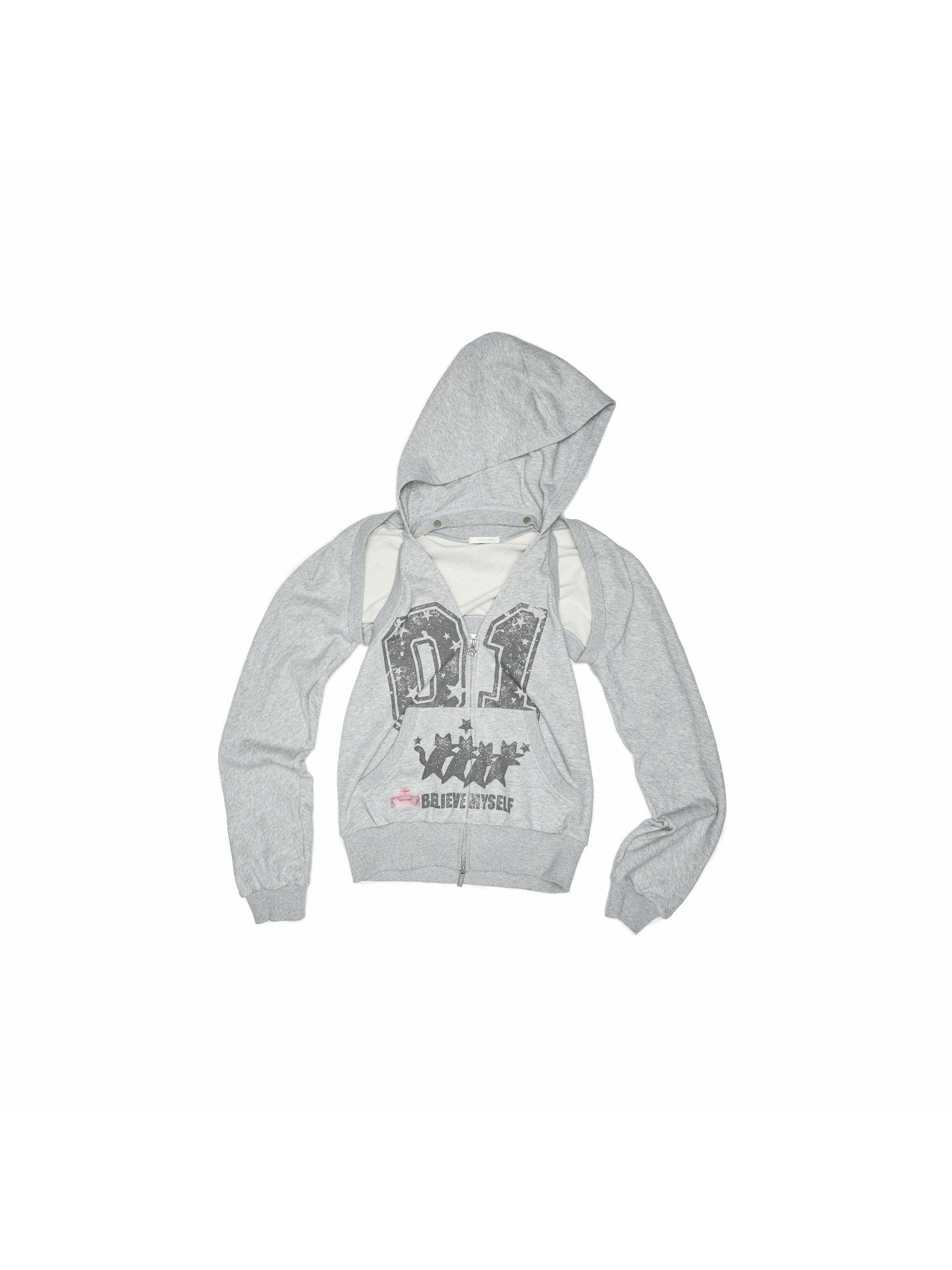 Street Halterneck Hoodie Two-Piece Set