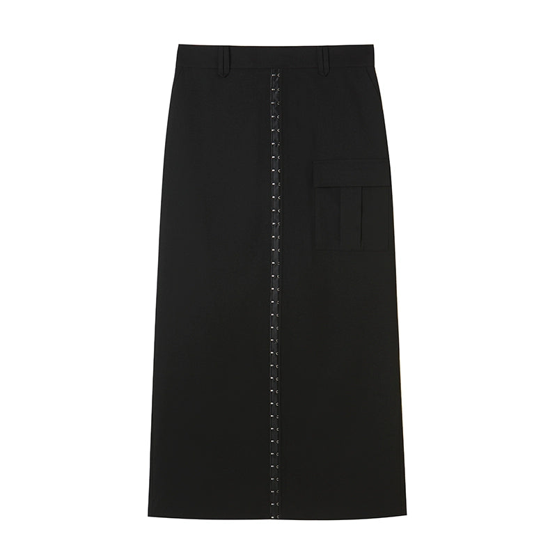 Workwear Chic - High Waist Wrapped Hip Skirt