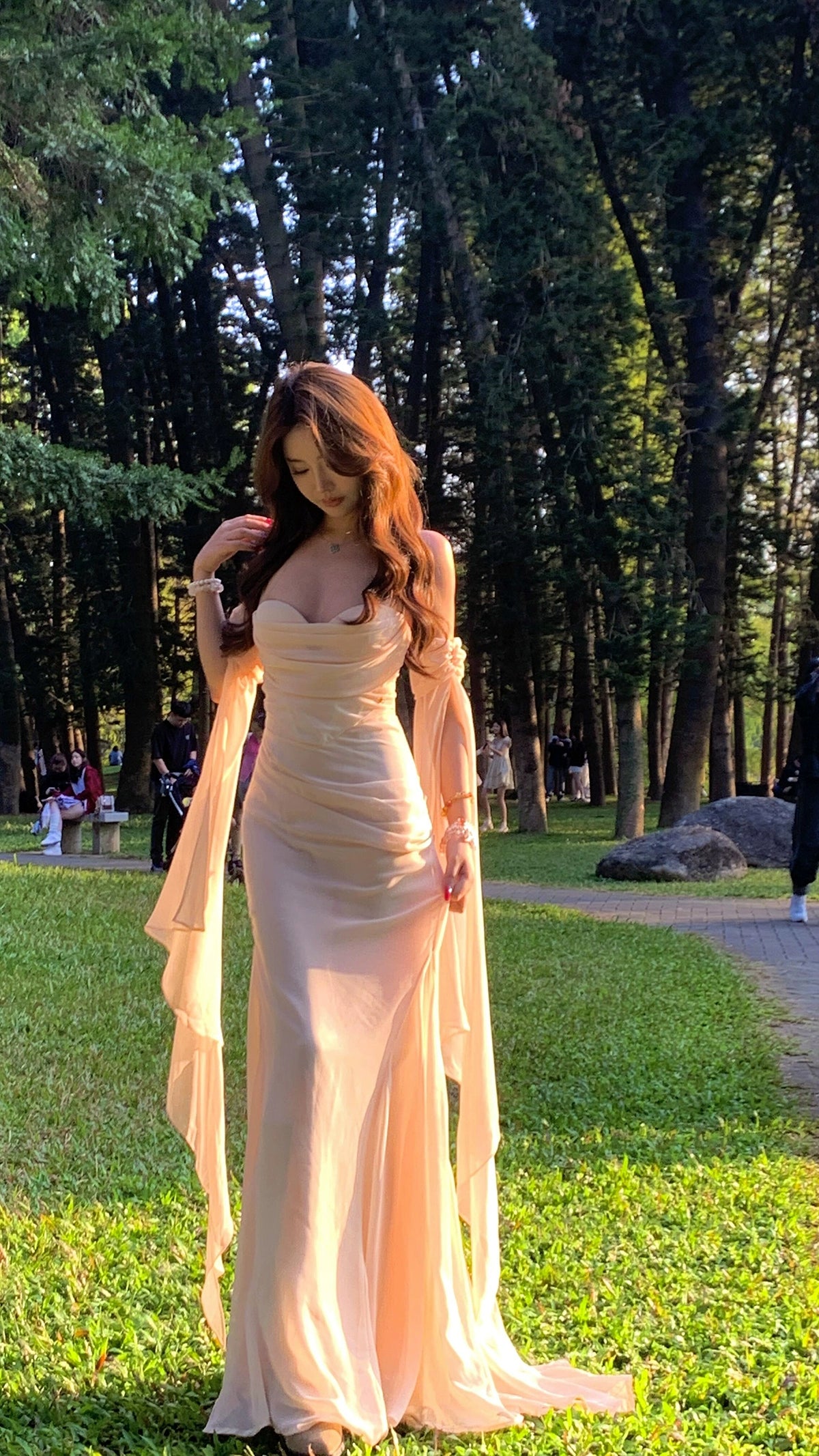 Christmas Celebrity Dress – Elegant Luxury Birthday Gown