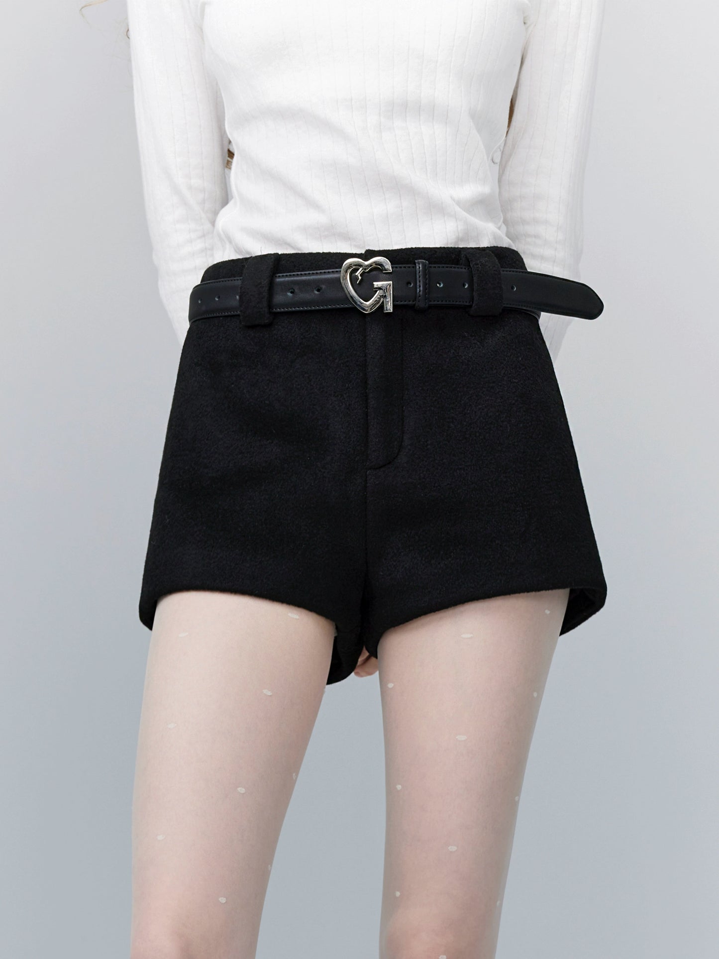 FGHT Spicy Girl Woolen Wrap Hip Hot Pants