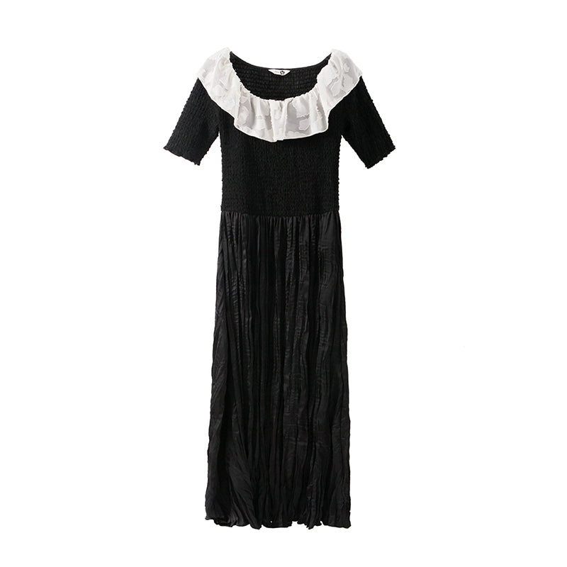 High waist black tidress-elegant and stylish clothing – Serendute