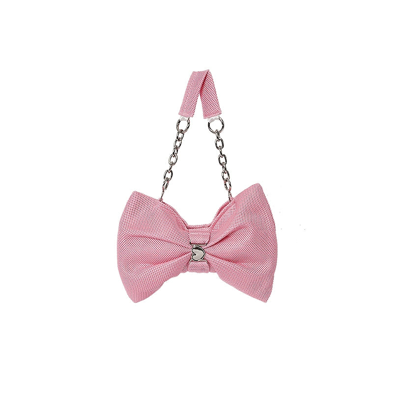 Bowknot Waist Pleated Bag