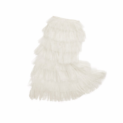 French Mesh Layered Skirt
