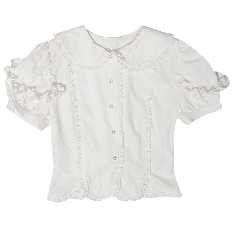 Vintage Petal Sleeve Shirt