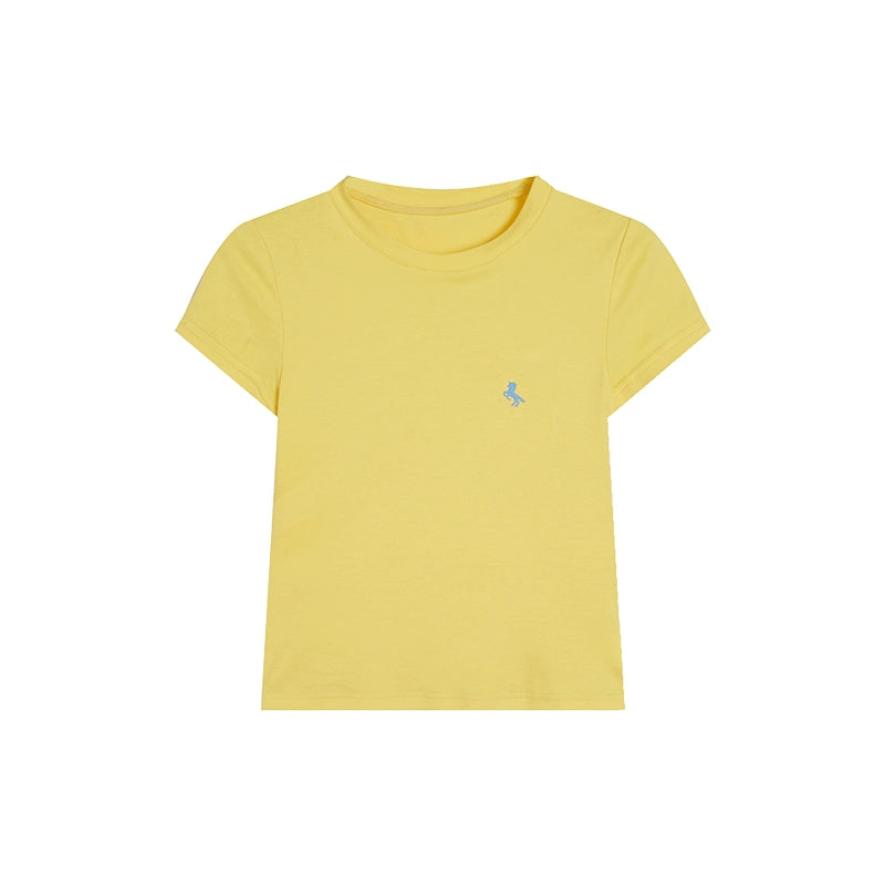 Round-Neck T-Shirt - Women's Summer Style