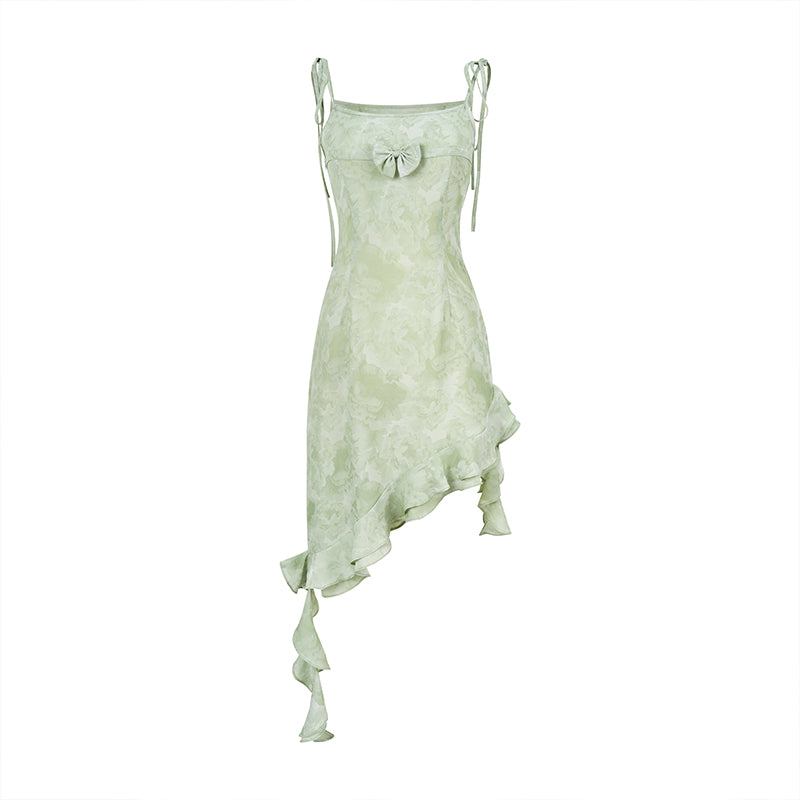 Green Tea Suspender Skirt