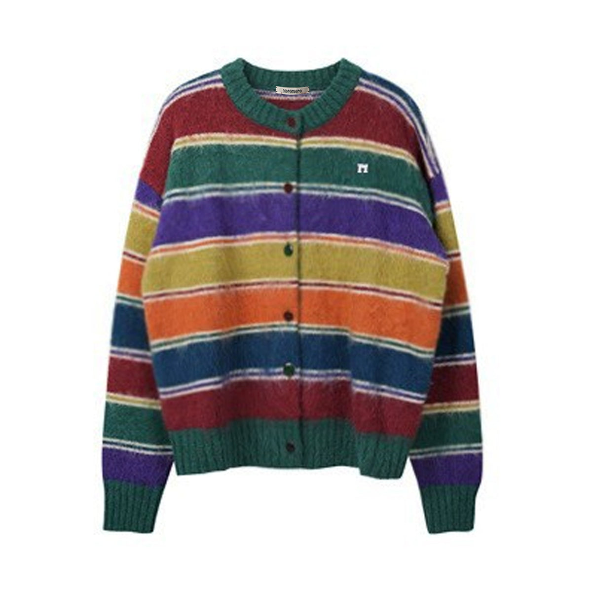 Retro Rainbow Stripe Knit