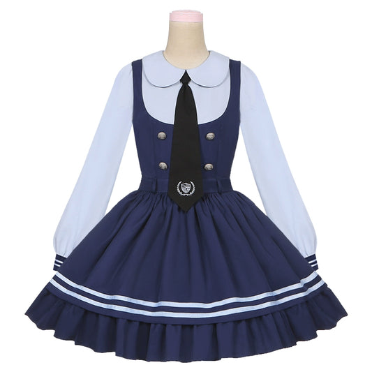 Rabbit Police Officer Academy Doll Collar Dress