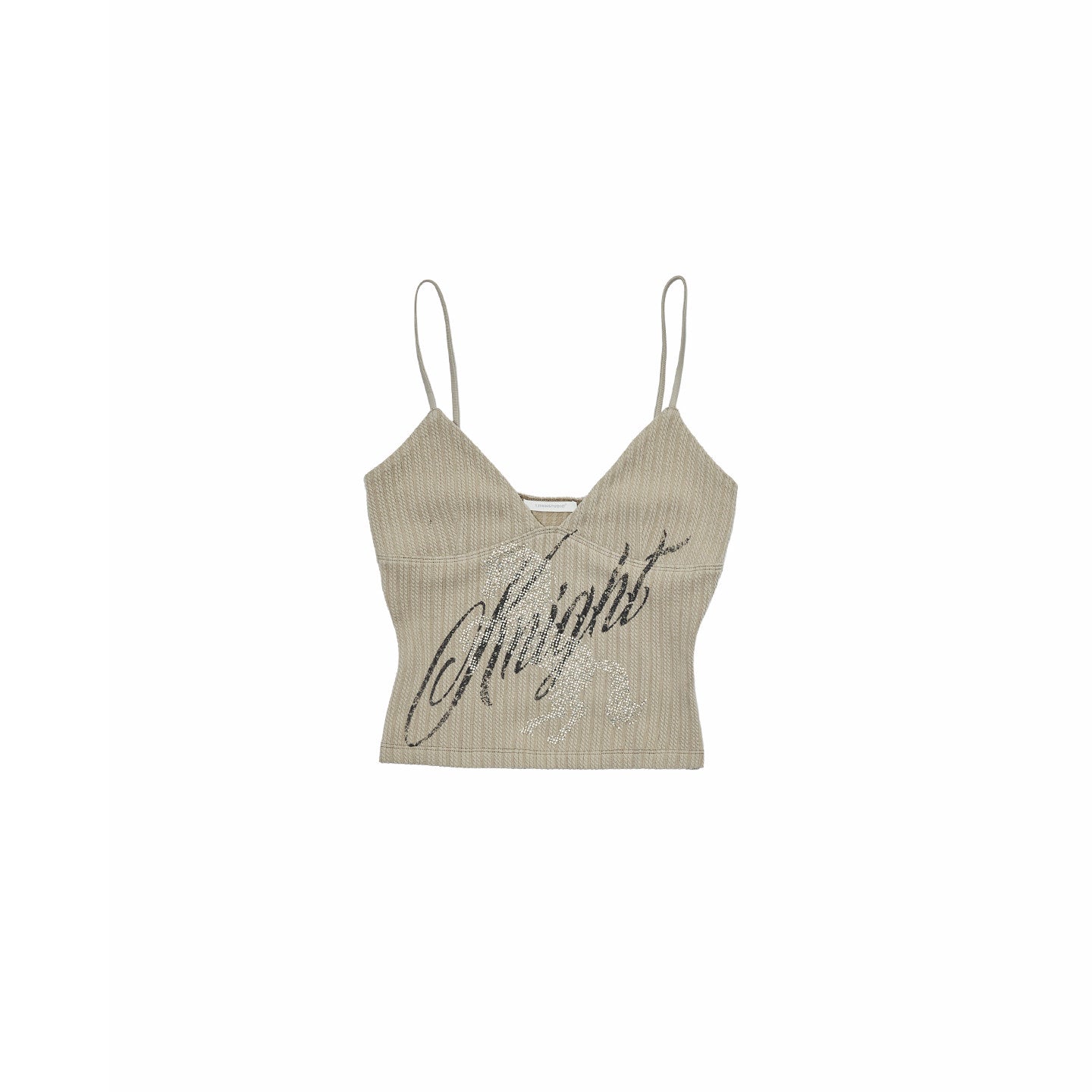 Knight Horse Rhinestone Knit Camisole