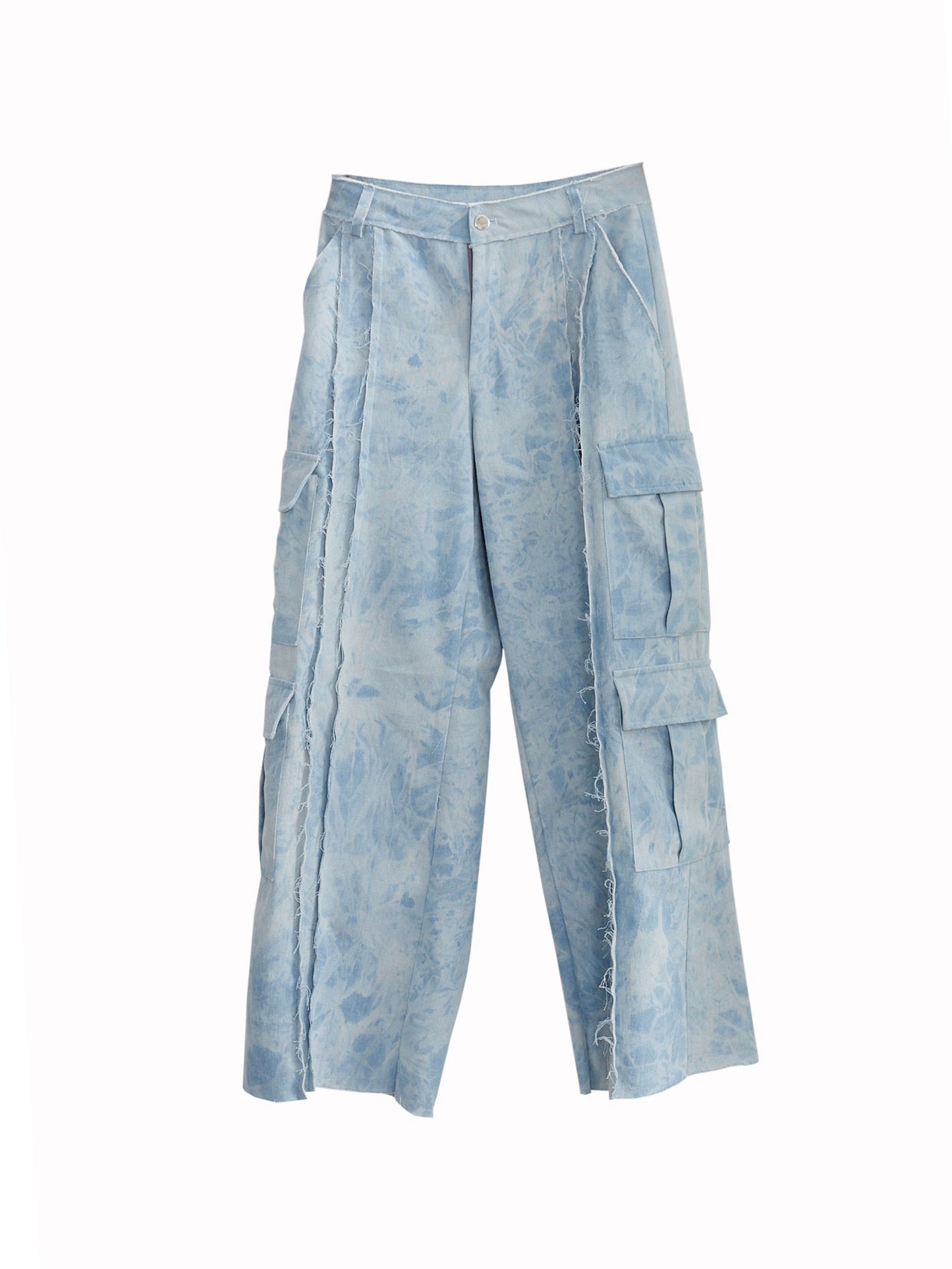 Destruction Style Low Waisted Workwear Pants