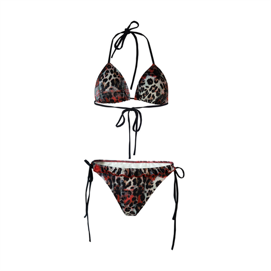 Leopard Print Bikini Set | Pure Desire Y2K Niche Retro Design