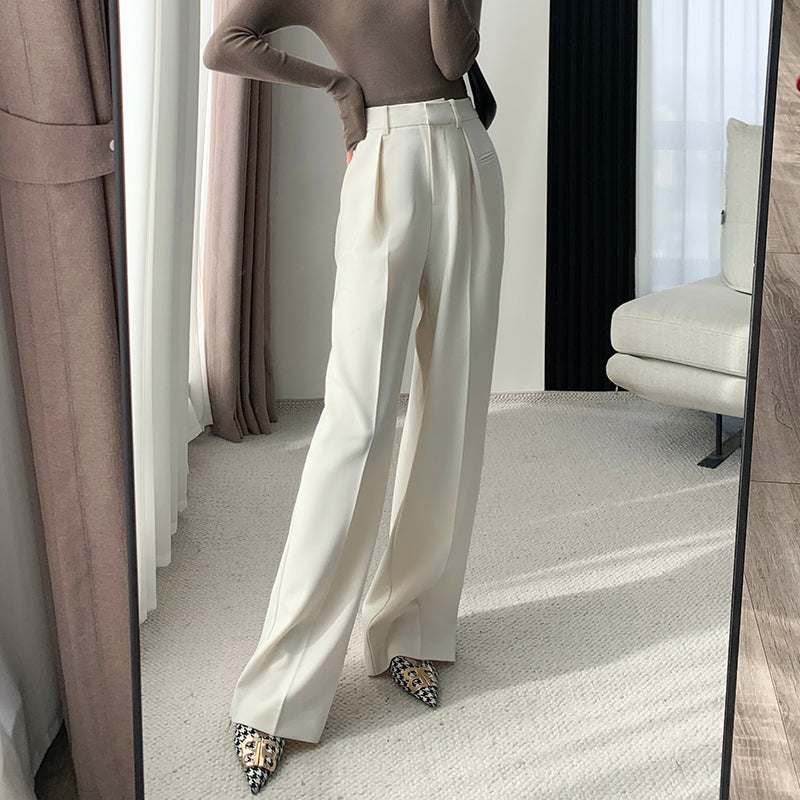 Chic Wide Leg Pants - Autumn