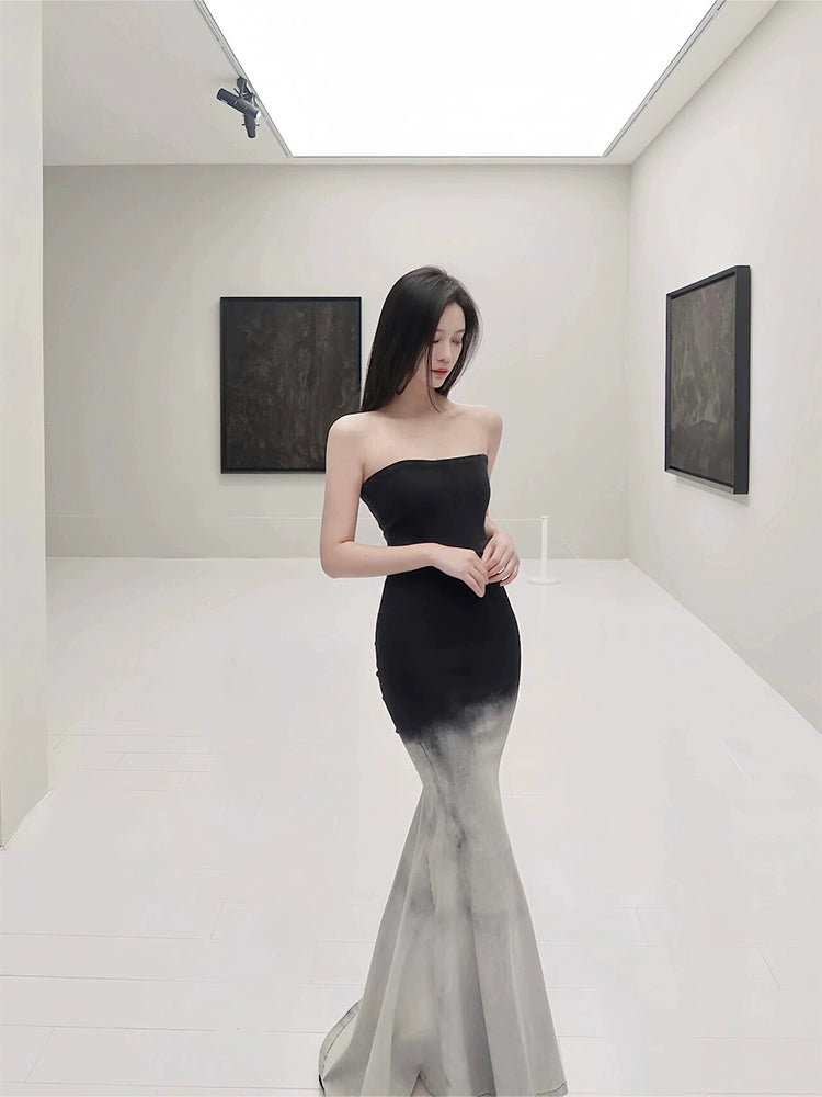 Denim Fishtail Wrap Skirts – High-End Herringbone Luxe Birthday Designs