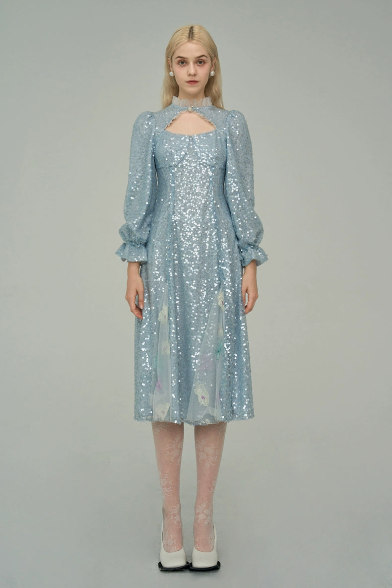 Robe de fée élégante bleue