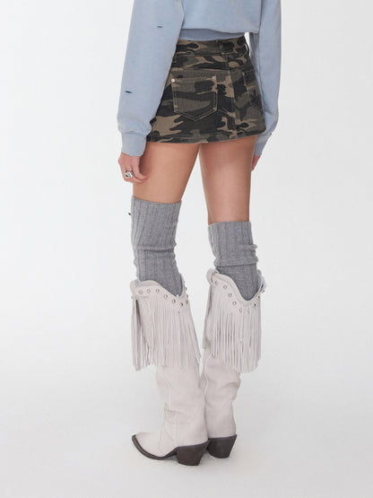 Over-the-Knee Knit Leg Warmers