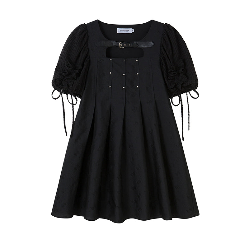 Nighttime Glitter - Robe noire de style fragiteur