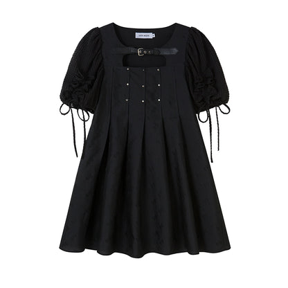 Nighttime Glitter - Robe noire de style fragiteur