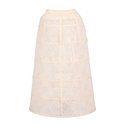 French Rococo Trailing Maxi Skirt | Basil Elegant Train Skirt