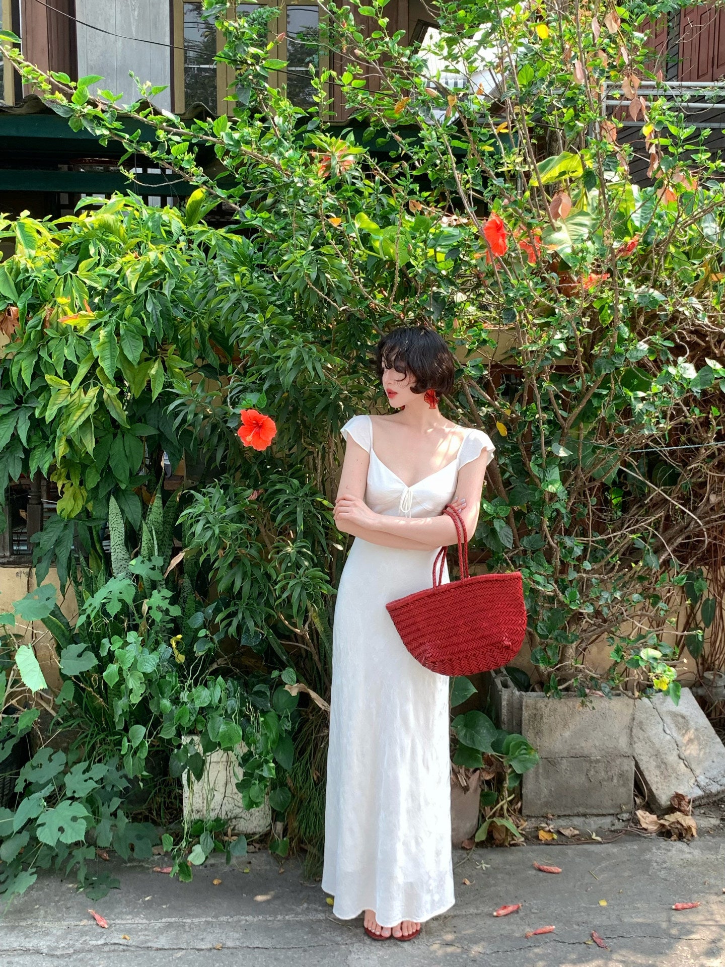 Zero Degree Grace V-Neck Midi Dress