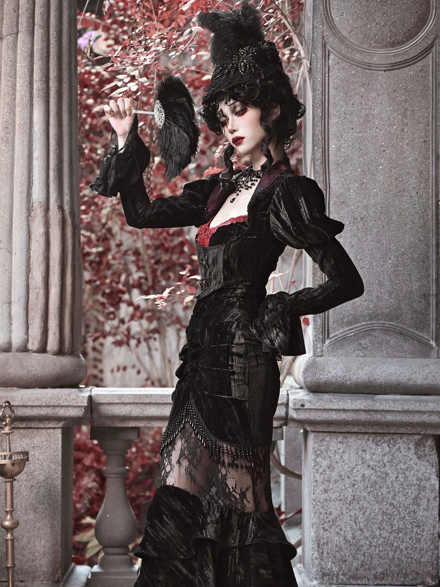 Duchess Gothic Velvet Rococo Jacket