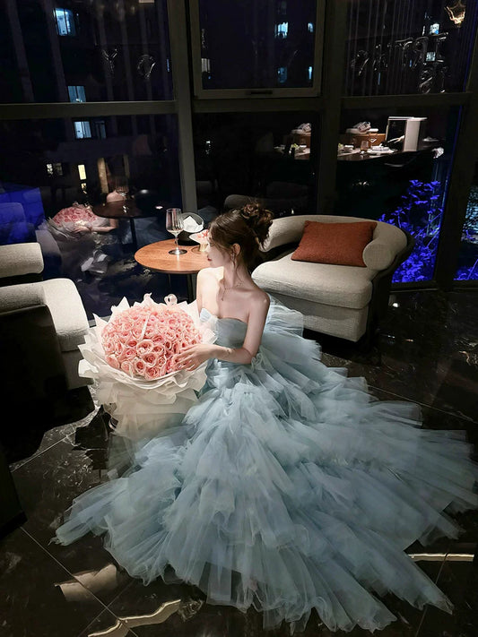 Princess Tutu Bandeau Dresses – Niche Light Luxury Birthday Party Wear