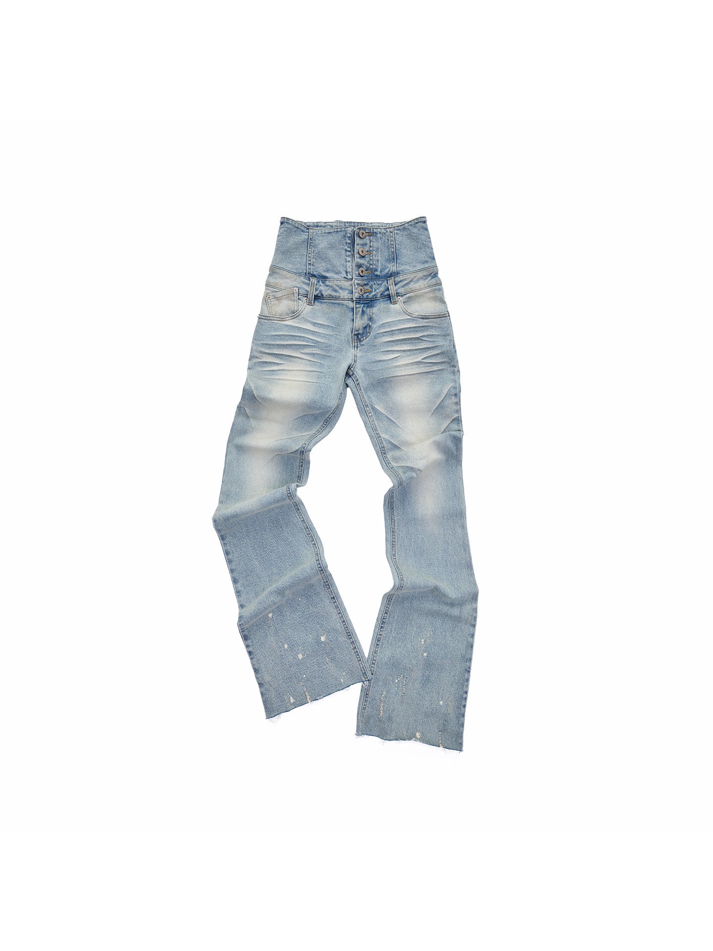 Irregular Bootcut Jeans