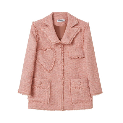 Suit Collar Pink - Small Fragrant Coat