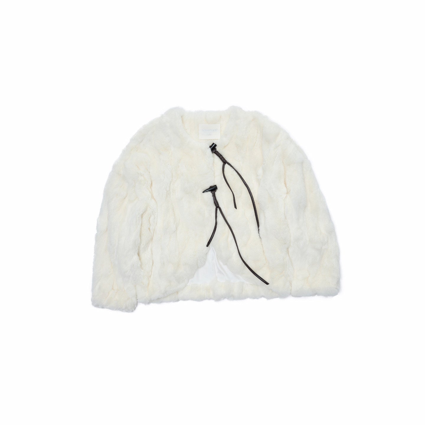 Rabbit Fur Toggle Jacket