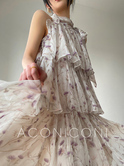 Floral Dress | Sleeveless Skirt