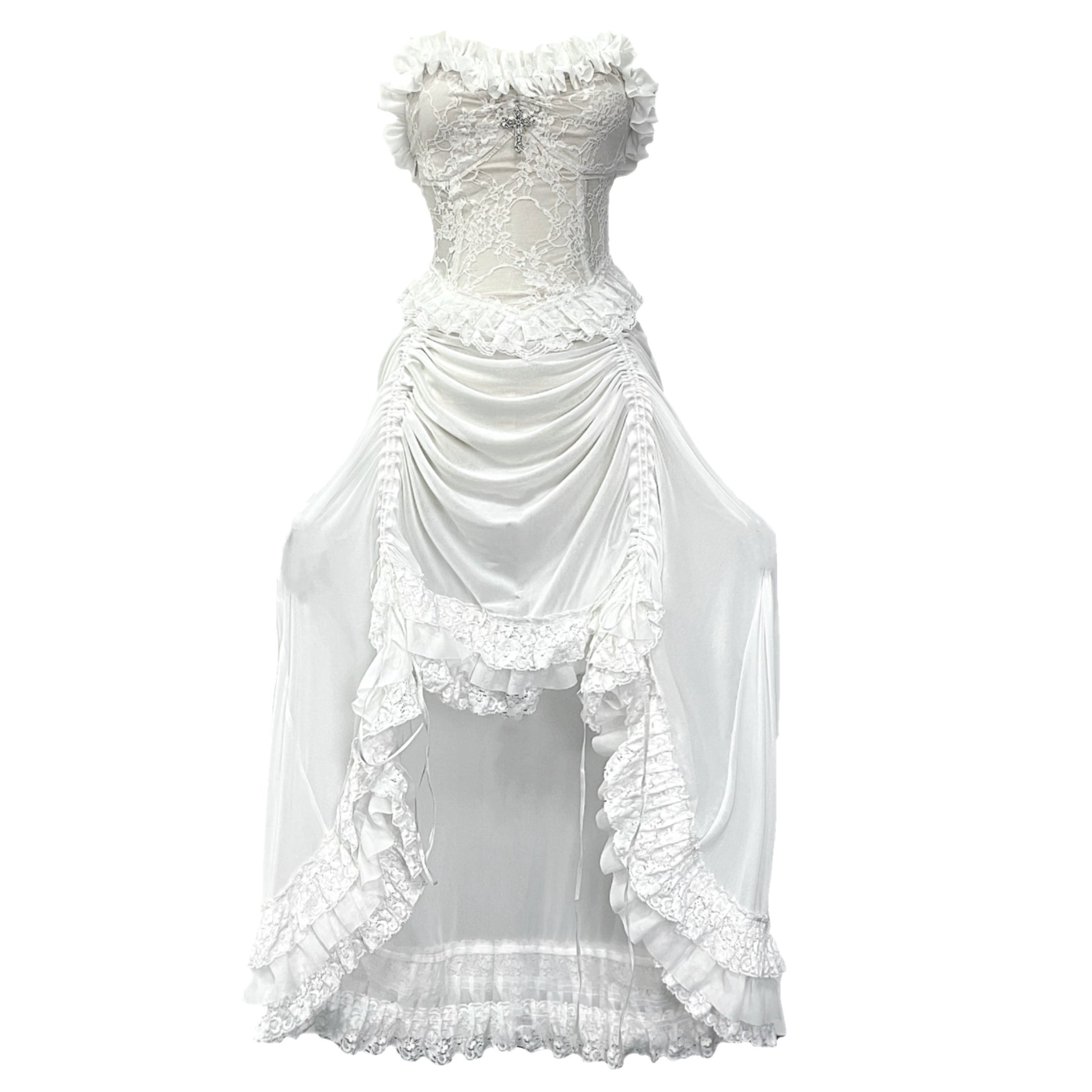 Divine Redemption Gothic Strap Dress - XL / Dress Divine Redemption Gothic Strap Dress - XL / Dress