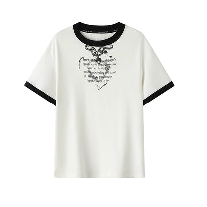 Yuan Love Chain Printed Tee