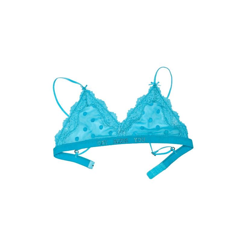 Lace Triangle Cup Corset – French Wireless Pure Comfort Lingerie