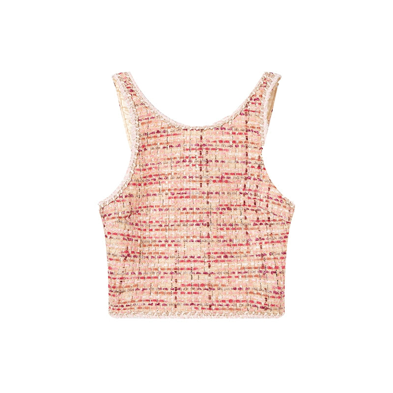 [Taoqianjin] Small Fragrant Backless Tank Top - Multifunctional Tube Top for Summer