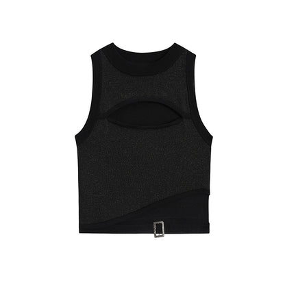 H-shaped Metal Wire Knitted Tank Top